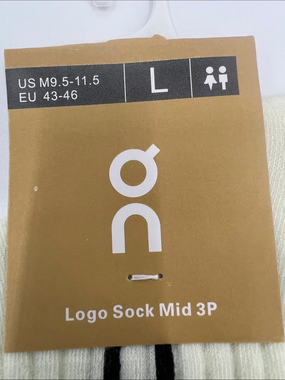 On Running Mid Crew Socks - Black, Hot Pink, Light Pink, Lavender, Cream